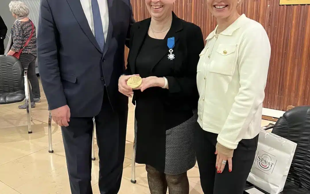 Laurence Jost-Lienhard, chevalier dans l’Ordre National du Mérite