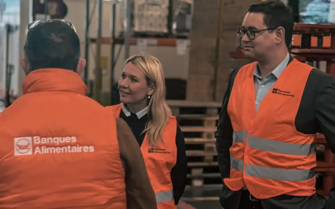 Visite de la banque alimentaire du Bas-Rhin