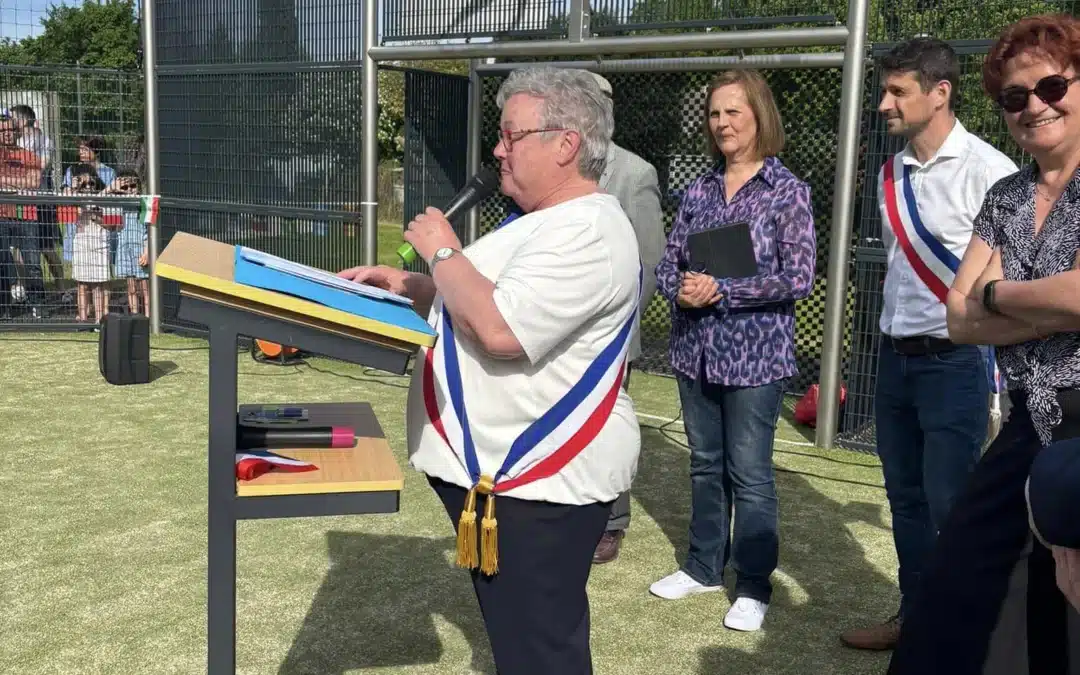INAUGURATION de la nouvelle aire de jeux intergénérationnelle de Diebolsheim