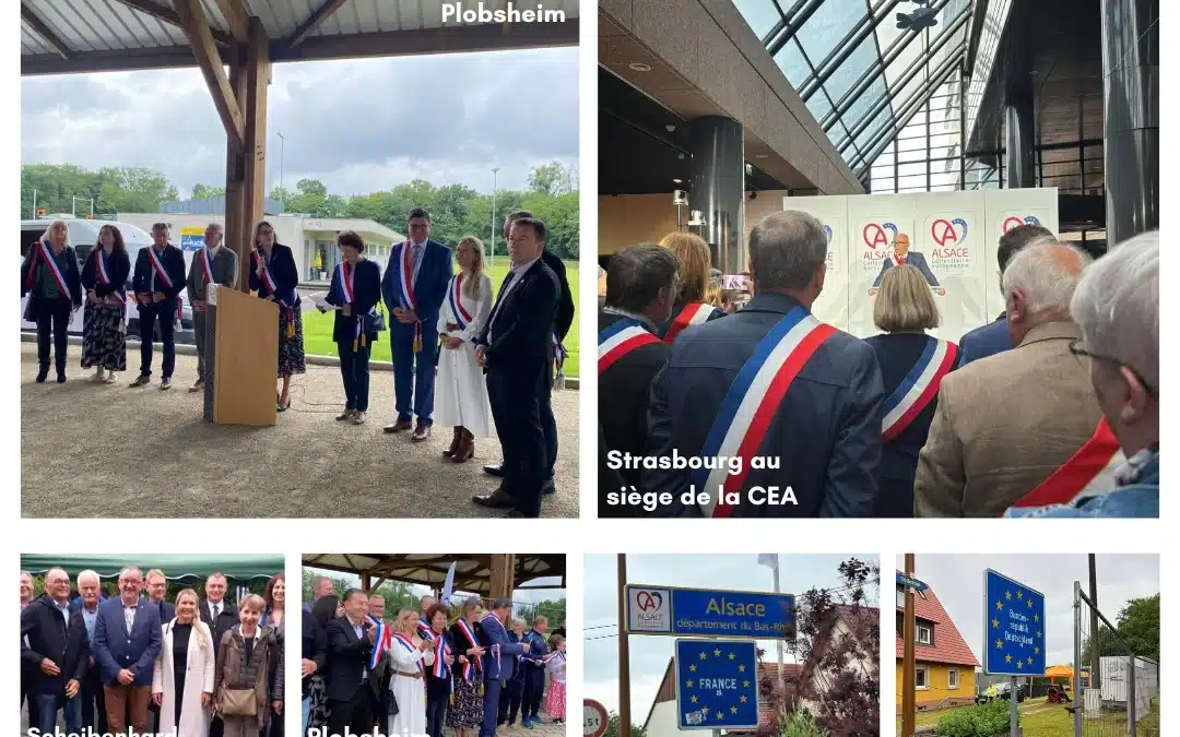 Un nouveau week-end riche en rencontres au sein de nos communes du Bas-Rhin : Plobsheim, Strasbourg, Scheibenhard