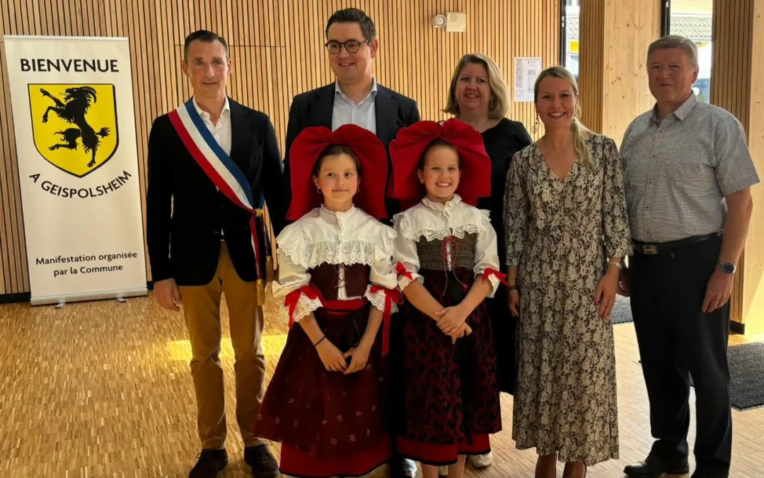 Inauguration du gymnase de l’école élémentaire de la Gare à Geispolsheim