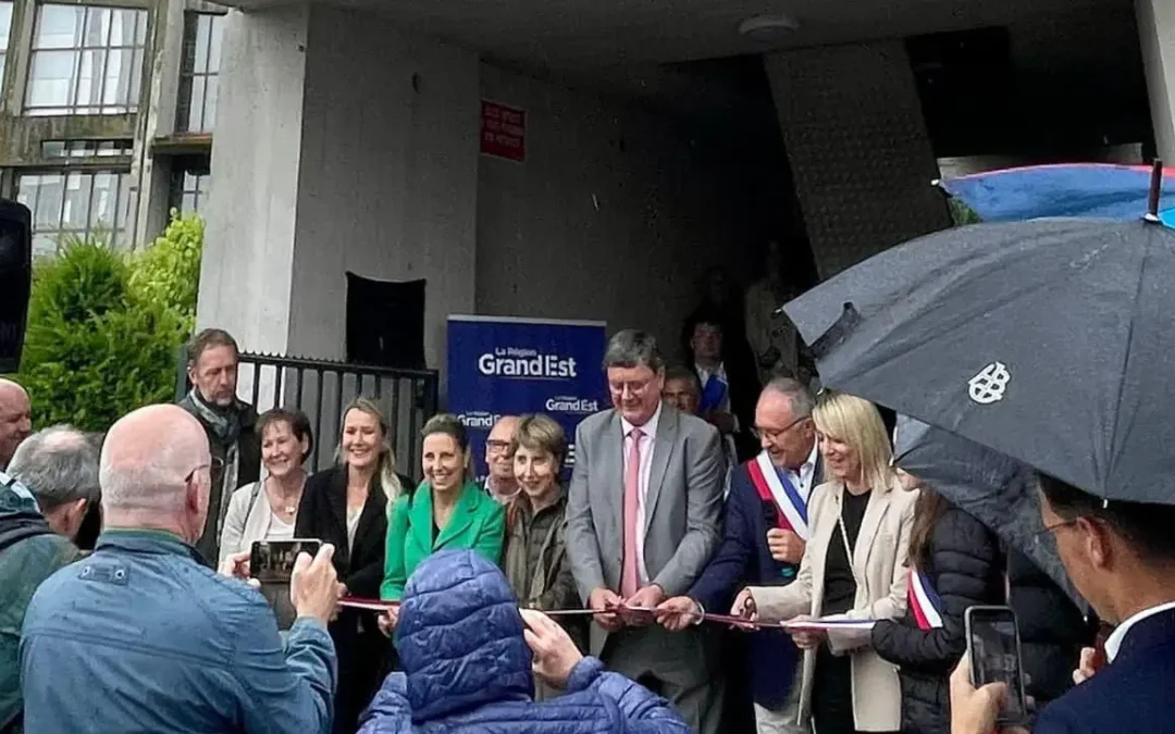 Inauguration du cloché rénové à Herrlisheim