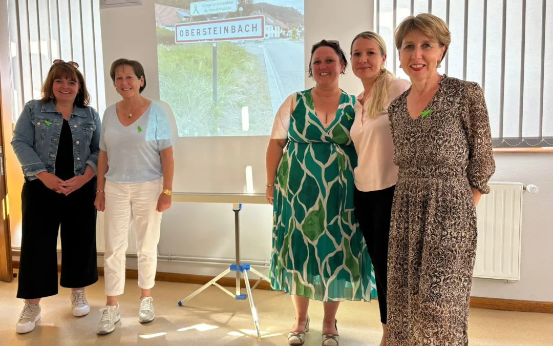 Obersteinbach : 1er village du Bas-Rhin ambassadeur du don d’organes
