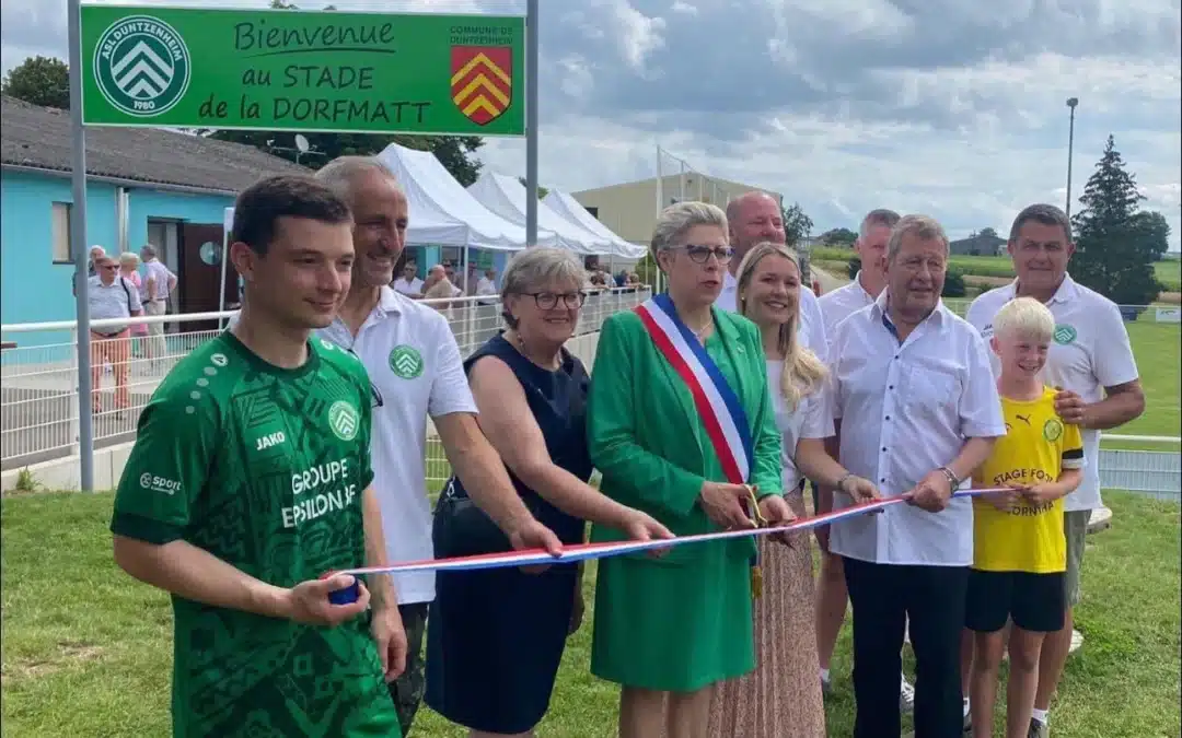 Inauguration des nouveaux équipements sportifs à Duntzenheim