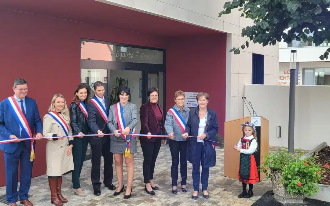 Inauguration de la mairie de Mothern