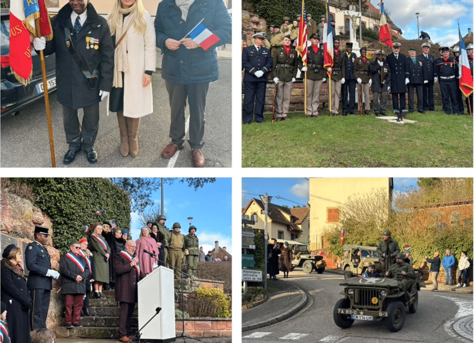 Cérémonies commémoratives des 80 ans de la libération à Wingen-sur-Moder