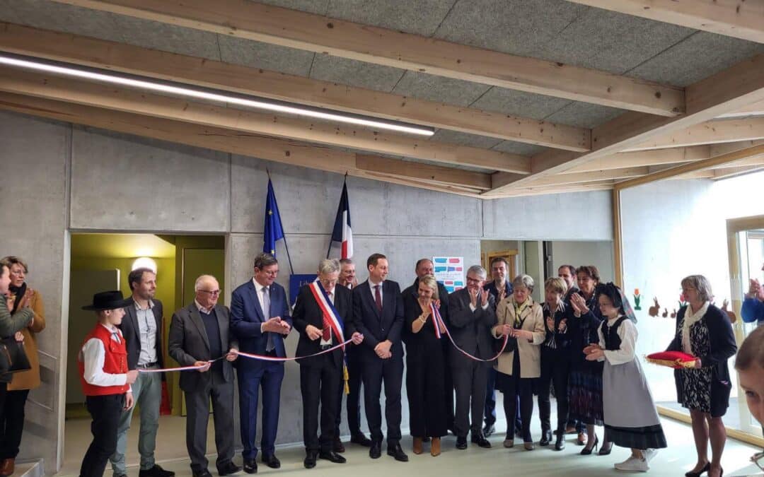 Inauguration du groupe scolaire et périscolaire « Le Gypsberg » à Schwindratzheim