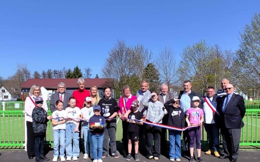 Inauguration de la nouvelle aire de jeux de Steinbourg