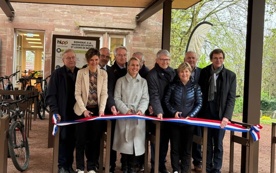 Inauguration de la maison des sports et loisirs de nature à la Petite-Pierre
