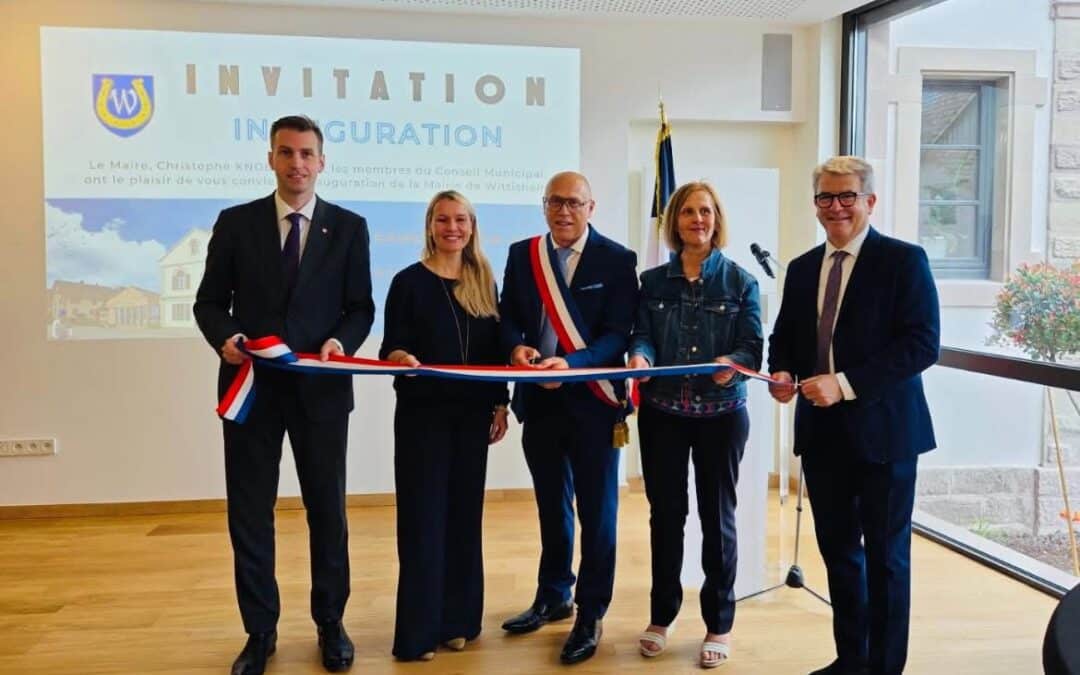 Inauguration de la rénovation et de l’extension de la mairie de Wittisheim