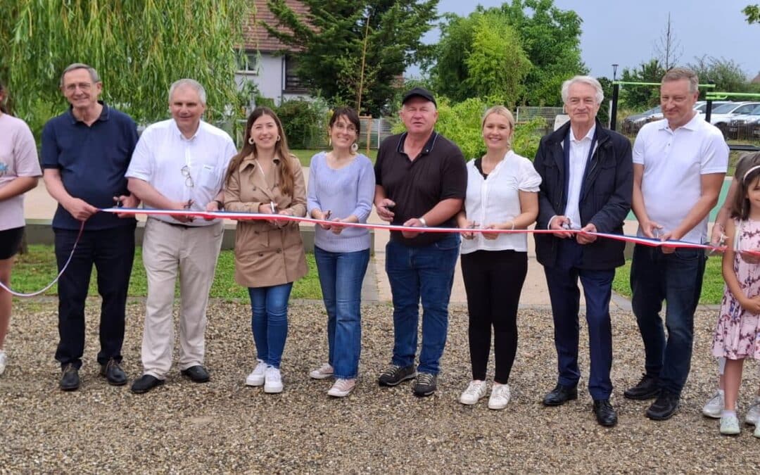 Inauguration du parcours ludique et familial de Dahlenheim