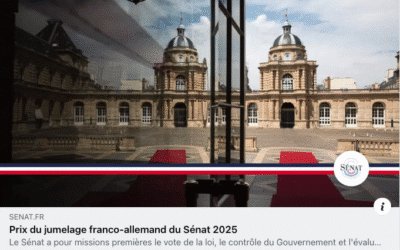 Lancement du Prix du jumelage franco-allemand du Sénat 2025