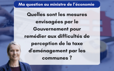 Question écrite : Difficultés de perception de la taxe d’aménagement pour les communes