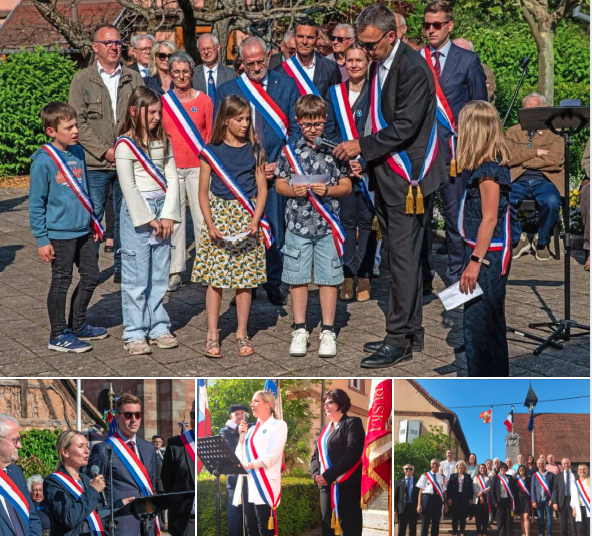 Cérémonies commémoratives des 8 et 9 mai à Dambach-la-Ville et à Valff